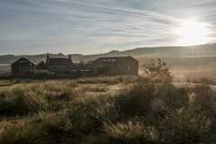 Early morning mist at Shawbottom Farm Early morning mist at Shawbottom Farm